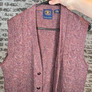 Status club R.B.C. Club | women Shetland wool knit sweater vest
